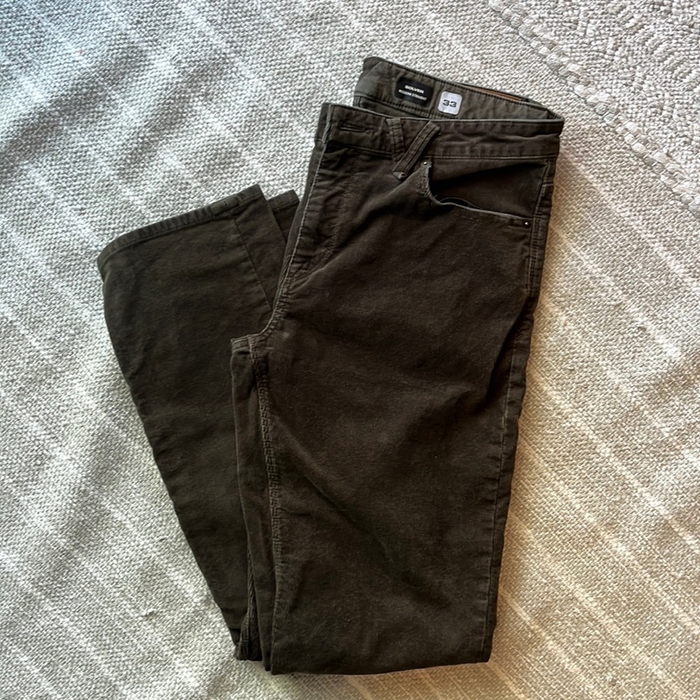 Mens Volcom Solver Cords Sz 33
